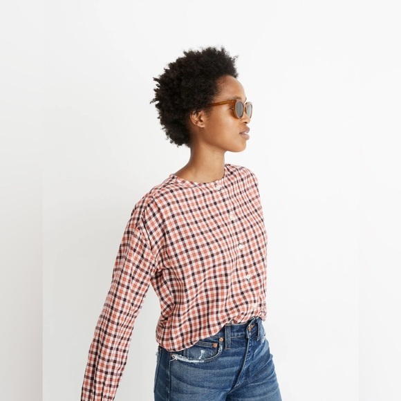 Madewell Meadow Shirt in Check, Size S - Picture 1 of 7
